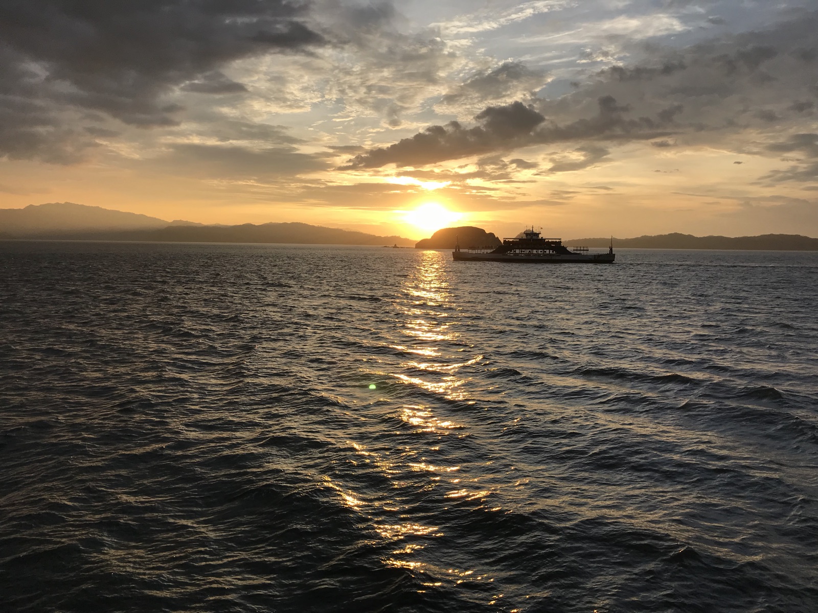 Sunset crossing