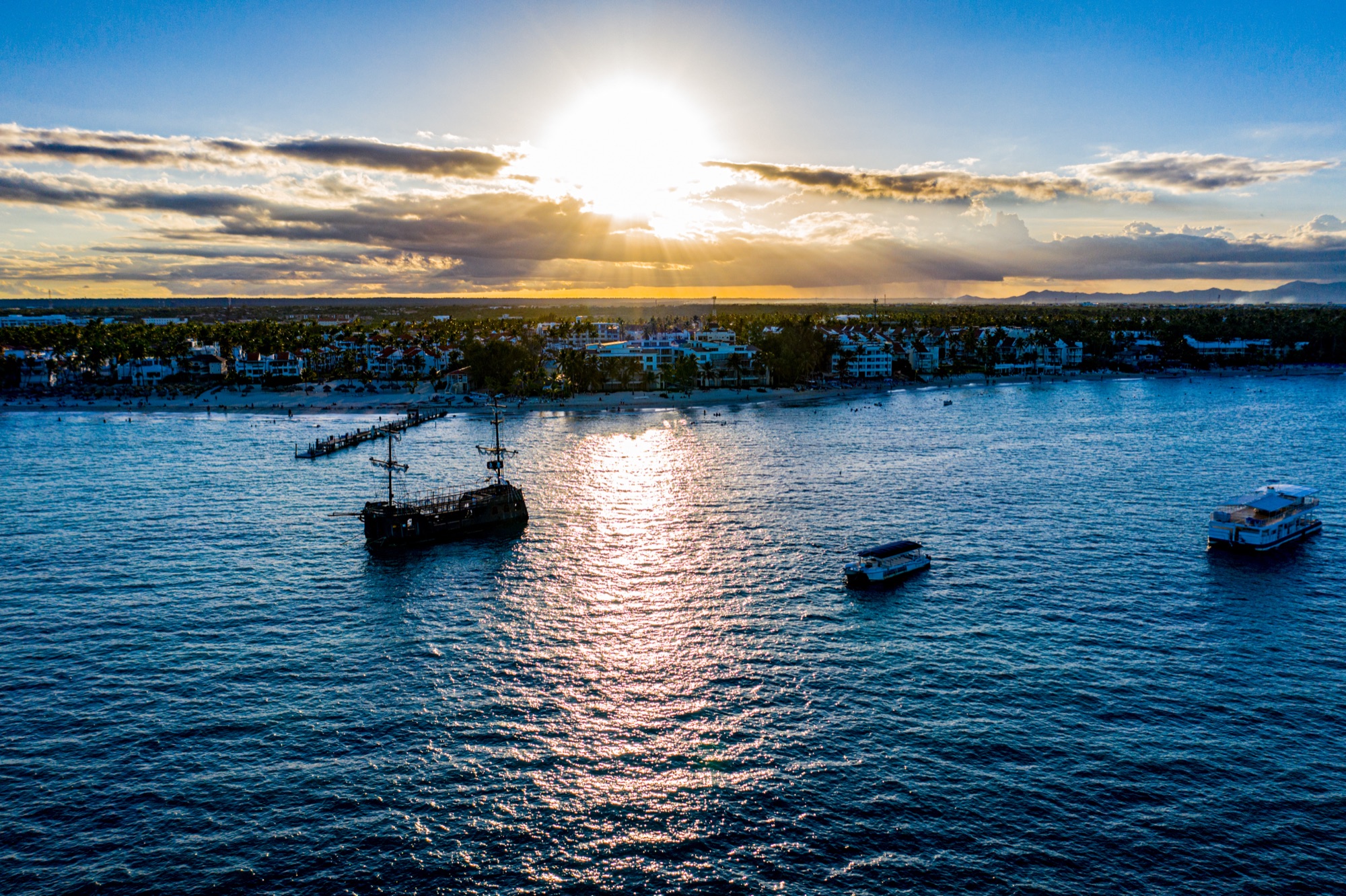 Anchored at golden hour